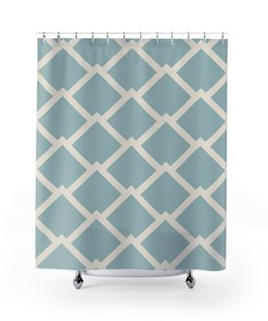 Chic Contemporary Shower Curtain for Stylish College Dorm Room