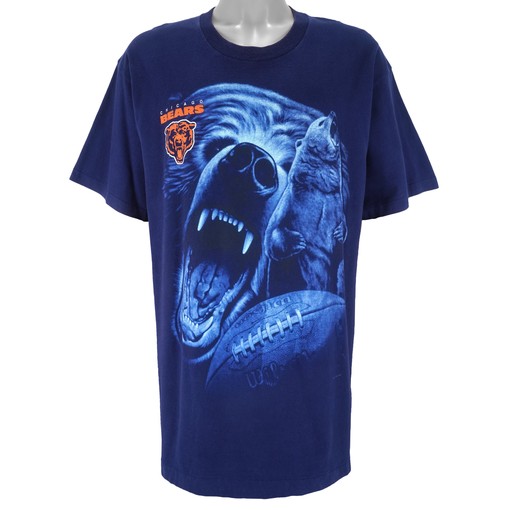 Chicago Bears Animal T-Shirt with Vintage Logo - Unisex Sport Sweatshirt Hoodie Gift, NCAA Shirts for Men and Women