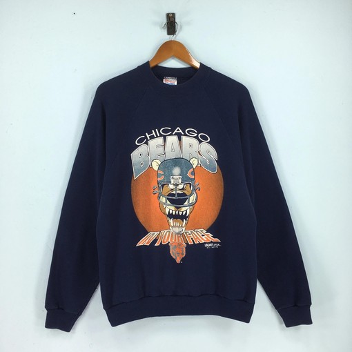 Chicago Bears NFL Vintage Style 90s Sweatshirt T-shirt, Football Fans Must-have