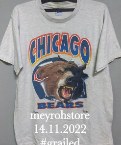 Chicago Bears Vintage Style Sweatshirt T-shirt - Ideal Gift for NFL Fans