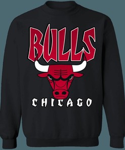 Chicago Bulls GRADIENT Retro NBA Vintage Sweatshirt Hoodie - NBA Fan Gear