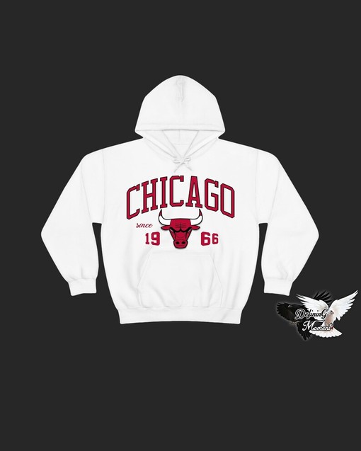 Chicago Bulls Retro NBA Sweatshirt Sweater Crewneck - Vintage Hoops Apparel