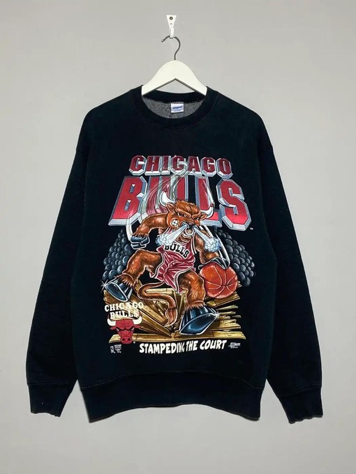 Chicago Bulls Vintage Style 90s Band Tee, Sweatshirt, Hoodie - Retro NBA Design