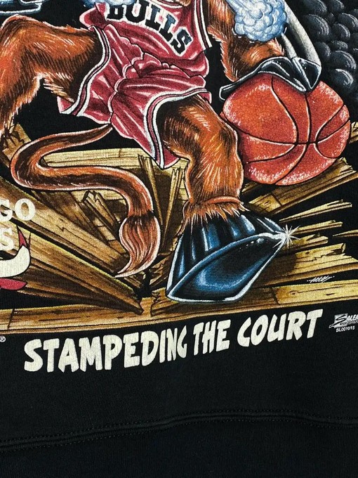 Chicago Bulls Vintage Style 90s Band Tee, Sweatshirt, Hoodie - Retro NBA Design - Image 3