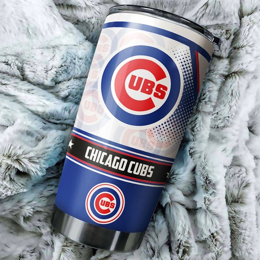 Chicago Cubs Awesome Design Personalized Tumbler - Sports Tumbler 20oz - Image 2