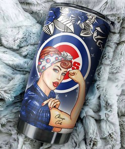 Chicago Cubs Baseball Mom MLB Tumbler - Baseball Tumbler Ideas