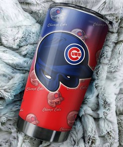 Chicago Cubs MLB Tumbler with Lovable Dog Design and Catchy MLB Logo