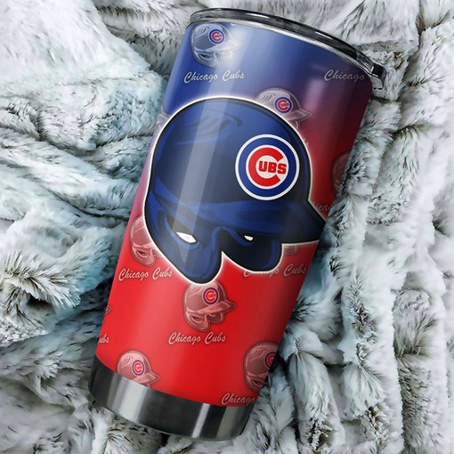Chicago Cubs MLB Tumbler with Lovable Dog Design and Catchy MLB Logo
