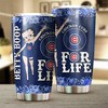 Chicago Cubs Quirky Touch Betty Boop MLB Tumbler with Personalization and Logo for Fans