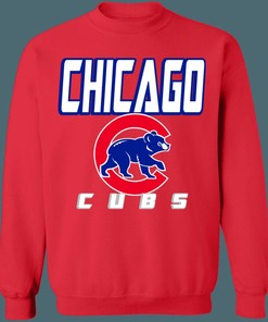 Chicago Cubs Retro MLB Crewneck Sweatshirt Hoodie Shirt - Baseball Fan Apparel