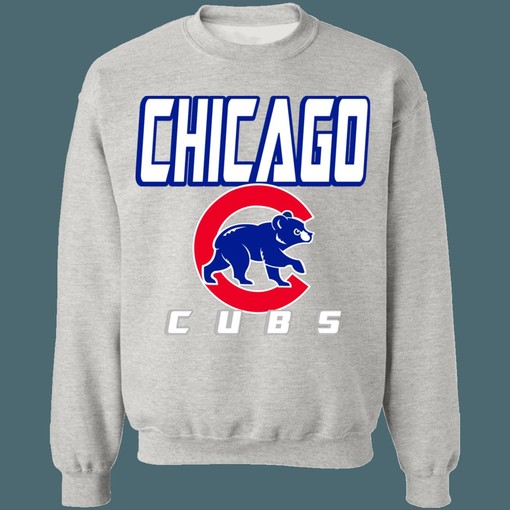 Chicago Cubs Retro MLB Crewneck Sweatshirt Hoodie Shirt - Baseball Fan Apparel - Image 4