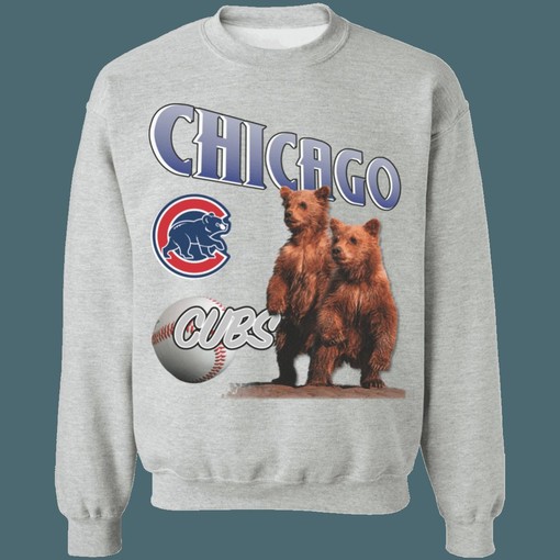 Chicago Cubs Vintage 90s MLB Crewneck Sweatshirt Hoodie Shirt - Baseball Fan Apparel - Image 3