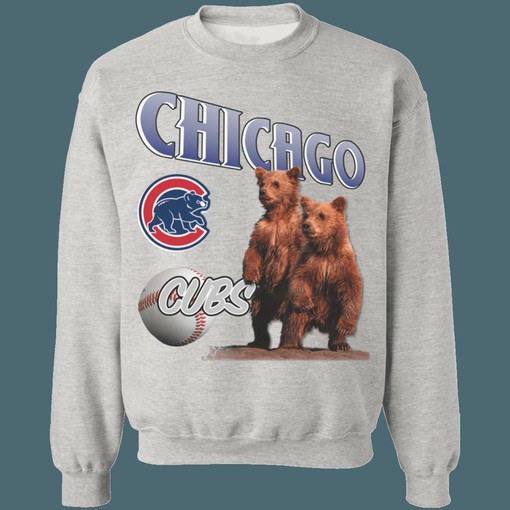 Chicago Cubs Vintage 90s MLB Crewneck Sweatshirt Hoodie Shirt - Baseball Fan Apparel - Image 4