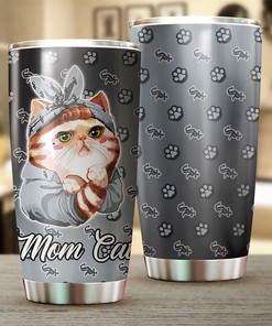 Chicago White Sox Cat Mom MLB Tumbler - Personalized Design