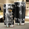 Chicago White Sox Guardians of the Galaxy MLB Tumbler with I Am Groot and Logo