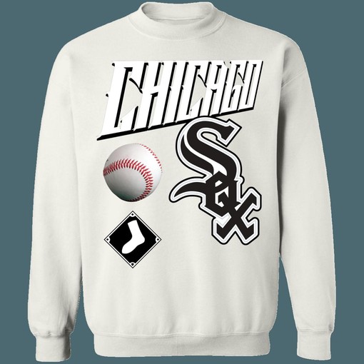 Chicago White Sox Vintage MLB Crewneck Hoodie Shirt - Get It Here! - Image 2