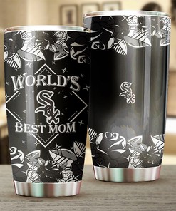 Chicago White Sox World's Best Baseball Mom MLB Tumbler with a Sophisticated and MLB Design