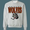 Chicago Wolves Vintage AHL Hockey Unisex Graphic Crewneck Sweatshirt - Retro Style