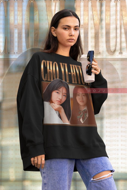 Cho Yi-Hyun Vintage Sweater - Retro 90s Korean Actress Sweatshirt