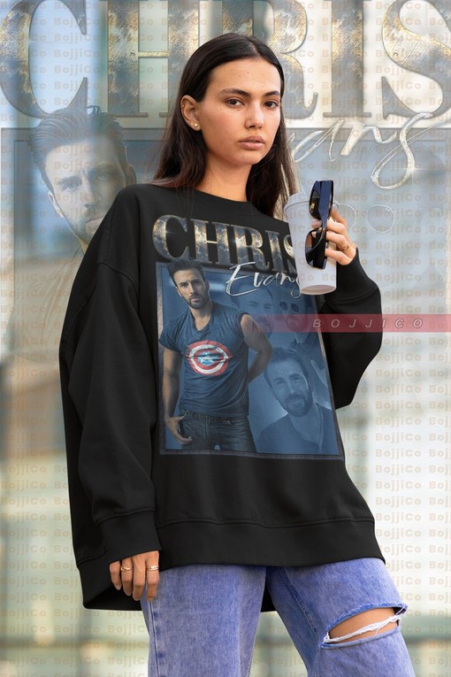 Chris Evans Retro Tee - Vintage 4vengers Inspired T-Shirt for Men