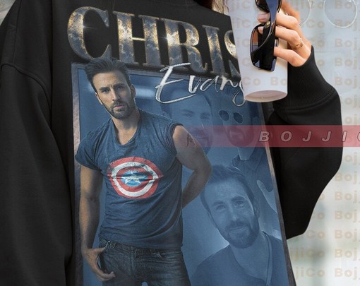 Chris Evans Retro Tee - Vintage 4vengers Inspired T-Shirt for Men - Image 4