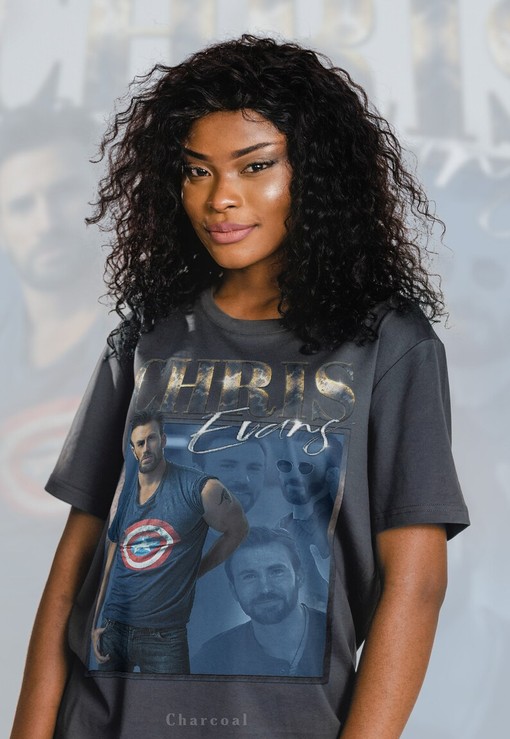 Chris Evans Retro Tee - Vintage Tribute Rap Tee for Men