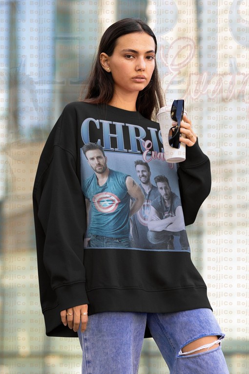 Chris Evans Tribute Sweater - Classic 90s Rap Tee Shirt for Movie Fans