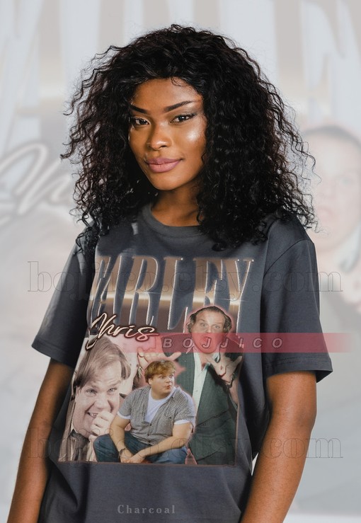 Chris Farley Vintage Tee - Retro 90s Homage T-Shirt for Fans