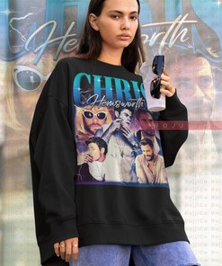 Chris Hemsworth Vintage Sweatshirt - Classic 90s Actor Sweater for Fans