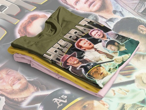 Chris Pratt Homage T-Shirt - Retro 90s Tee for Fans of the Actor - Image 4