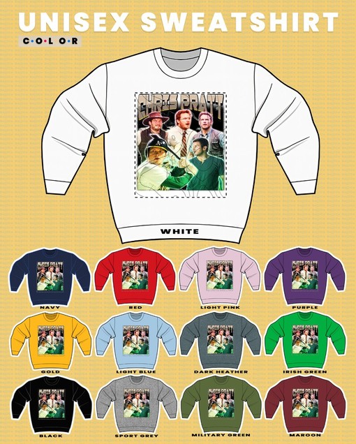 Chris Pratt Retro Tee - Vintage Sweatshirt for 90s Fans - Image 3