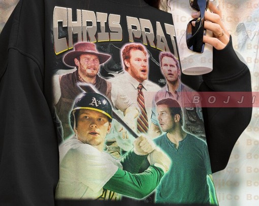 Chris Pratt Retro Tee - Vintage Sweatshirt for 90s Fans - Image 4