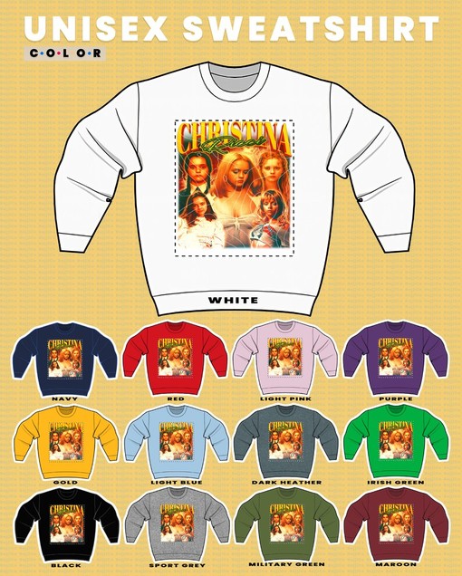 Christina Ricci Retro 90s Sweater, Homage Vintage Sweatshirt for Fans - Movie Fans Gifts - Image 3