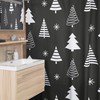 Christmas Retro Shower Curtain Set - Tub Curtain, Home Gift Idea for Vintage Bathroom Decor