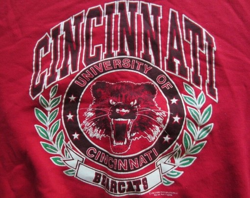 Cincinnati Bearcats Vintage Style - NCAA Crewneck Sweatshirt and T-Shirt - Image 2