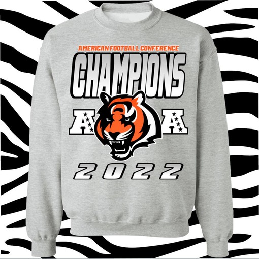 Cincinnati Bengals AFC Champions Hoodie Sweatshirt - Retro NFL American Football Lover Gear