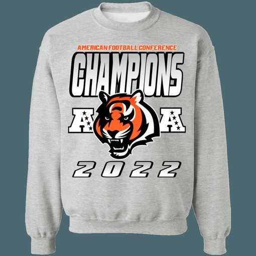 Cincinnati Bengals AFC Champions Hoodie Sweatshirt - Retro NFL American Football Lover Gear - Image 2