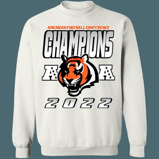 Cincinnati Bengals AFC Champions Hoodie Sweatshirt - Retro NFL American Football Lover Gear - Image 4