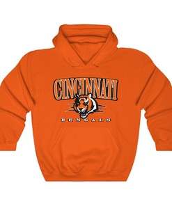 Cincinnati Bengals Retro NFL Unisex Hoodie Sweatshirt - Classic Design for All Fans