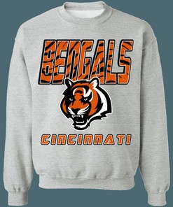 Cincinnati Bengals Retro Sweatshirt Hoodie - Vintage NFL American Football Gear