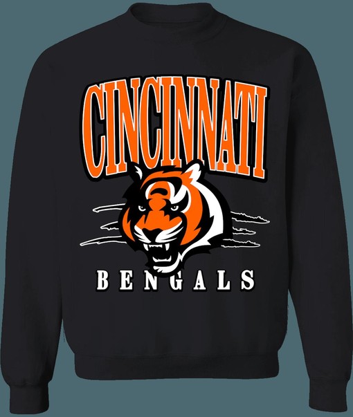 Cincinnati Bengals Vintage NFL Sweatshirt Hoodie - For the Ultimate Fan - Image 2