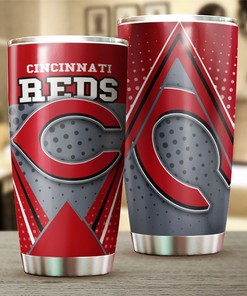 Cincinnati Reds Unique Design MLB Tumbler with Logo and Trendy Design for Fans