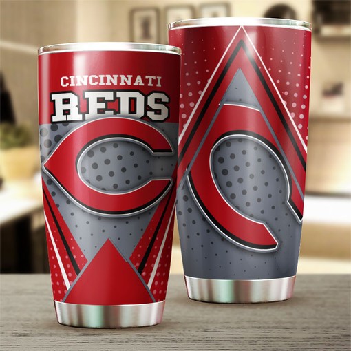 Cincinnati Reds Unique Design MLB Tumbler with Logo and Trendy Design for Fans