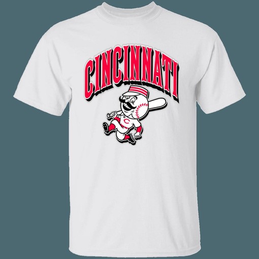 Cincinnati Reds Vintage MLB Classic T-Shirt Hoodie - Retro Style Fan Gear - Image 2