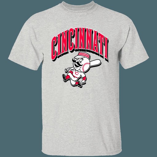 Cincinnati Reds Vintage MLB Classic T-Shirt Hoodie - Retro Style Fan Gear - Image 3