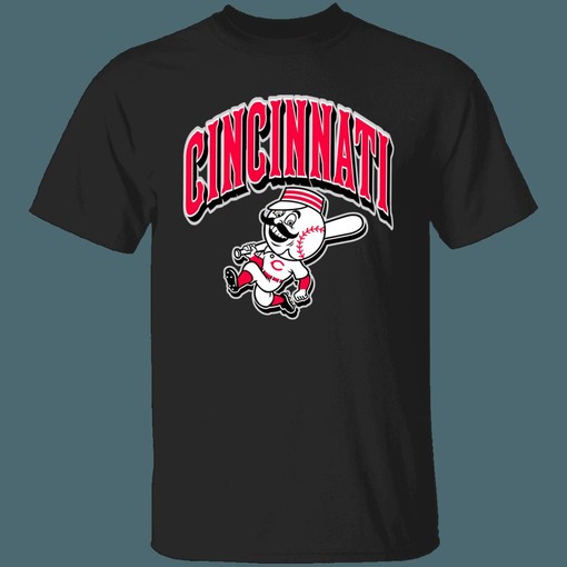 Cincinnati Reds Vintage MLB Classic T-Shirt Hoodie - Retro Style Fan Gear - Image 4