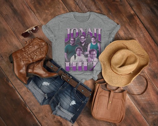 Classic American Comedian Jonah Hill T-shirt for Movie Fans - Image 3