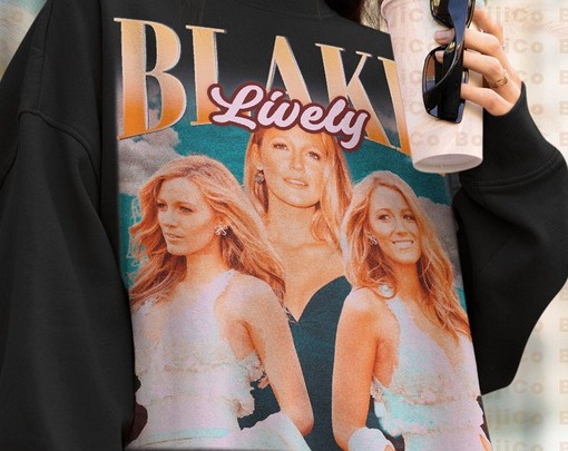 Classic Blake Lively Sweatshirt - Homage Sweater, Fan Tee, 90s Sweater, Blake Lively Merchandise - Image 4
