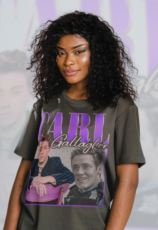 Classic Carl Gallagher Tee, Vintage Retro Shirt, Ethan Cutkosky Fiona Ian Frank Lip Liam Gallagher T-Shirt