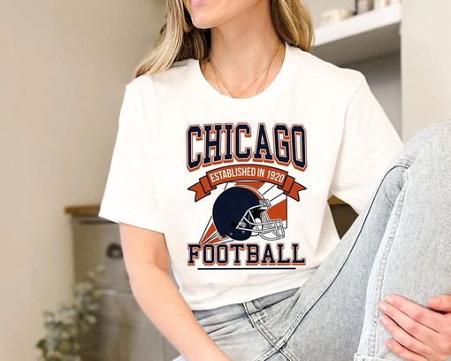 Classic Chicago Football Shirt - Retro Sweatshirt for NFL Fans and Enthusiasts - Image 3